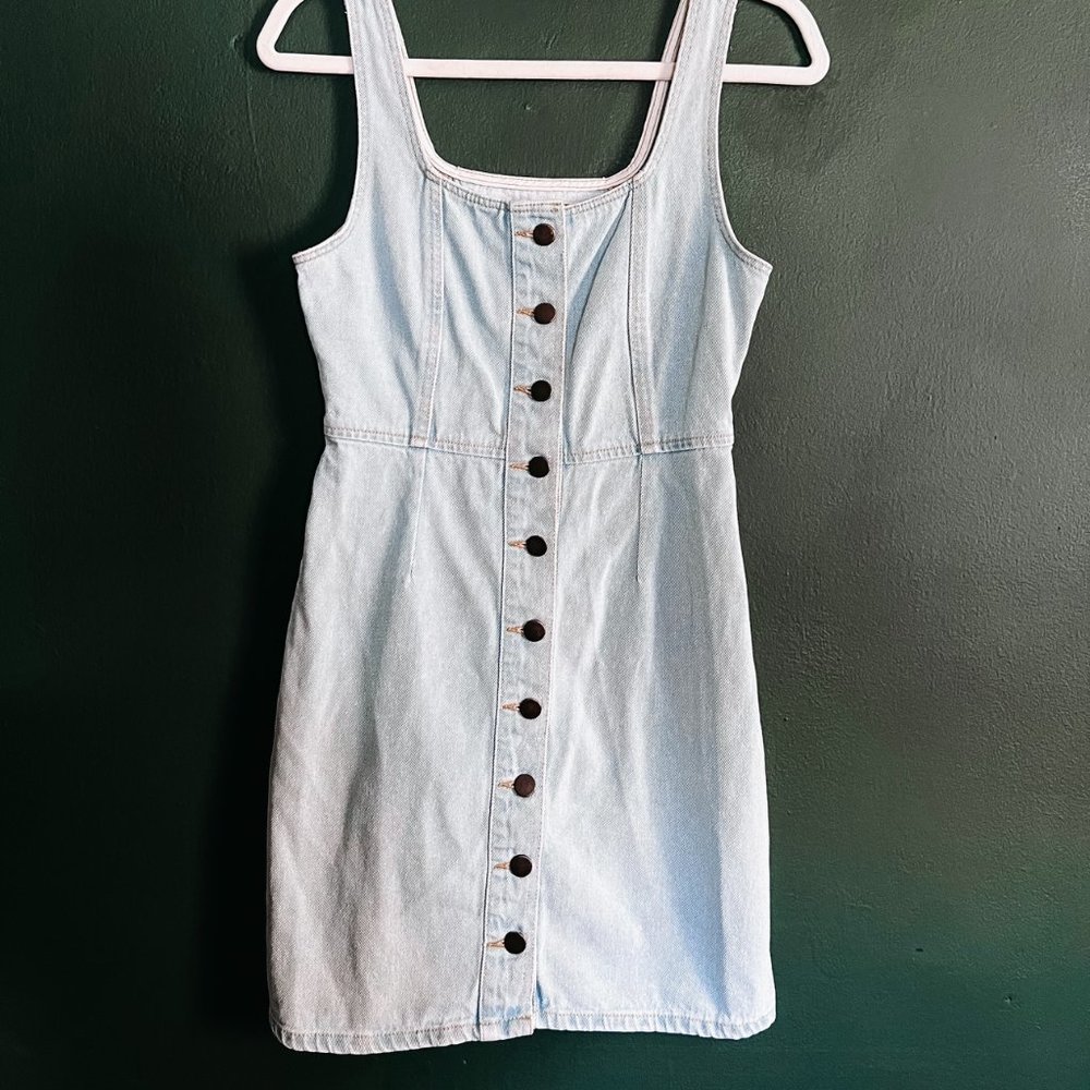Urban Outfitters Demin Button Up Dress